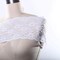 1 Yard White Ultra Wide Stretch Floral Lace Trim Scalloped Elastic Ribbon